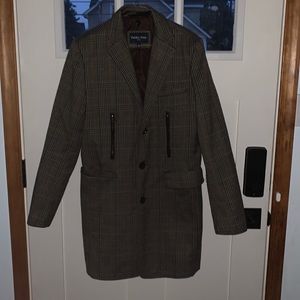 Paisley and gray slim fit jacket dry clean only